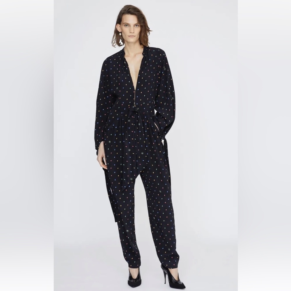 Stella McCartney Kiera Silk Jumpsuit - Size 42